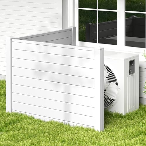 Giantex PVC Air Conditioner Fence (2 Panels)