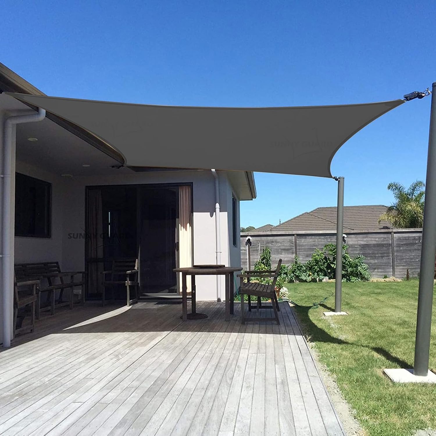 SUNNY GUARD Custom Size 7'x16' Graphite Grey