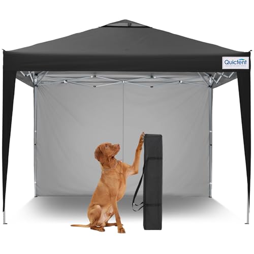Quictent 10x10 Pop Up Canopy Tent, Instant Setup Gazebo for 1 Person, Portable & Compact, Waterproof & UV Protection, Ideal for Camping, Beach, Parties, and Outdoor Events