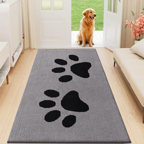 Buganda Dog Door Mat (59x35, Grey)