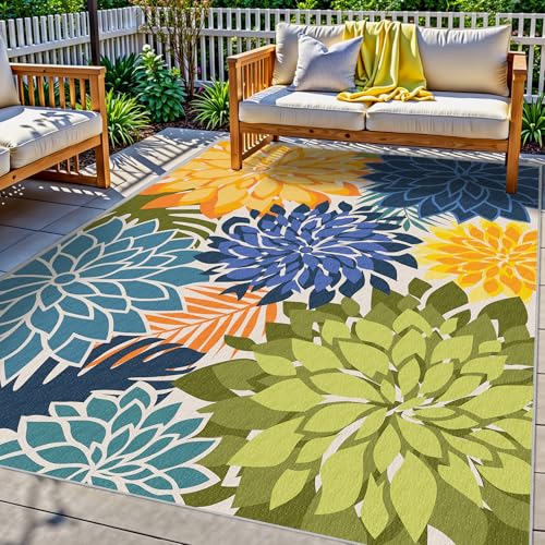 Arenarug Floral 6x9 (Non-Slip)