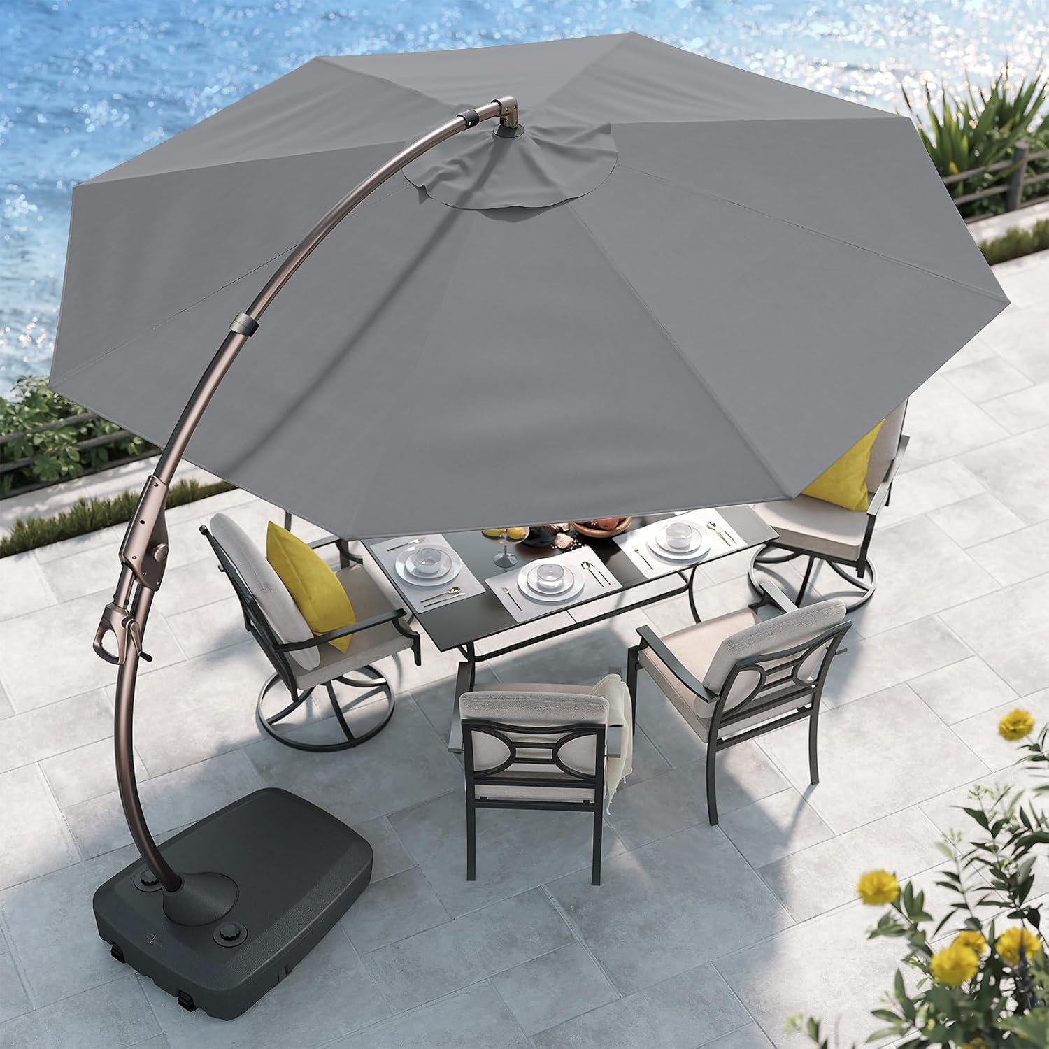 Grand patio 12FT Cantilever (Gray)