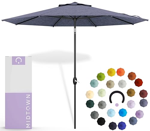 Midtown Umbrellas 9 Ft Terylast (Purple)