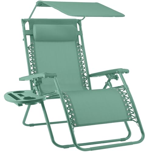 Best Choice Products Folding Zero Gravity Chair (Seafoam)