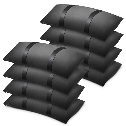 400 LBS Umbrella Base Weights Fillable Sand Bags, Sand Bags for Weight, 8 Packs Heavy Duty Weight Bags, Weatherproof Furniture Outdoor Patio Backyard Umbrellas Garden Trampoline Poolside Accessories