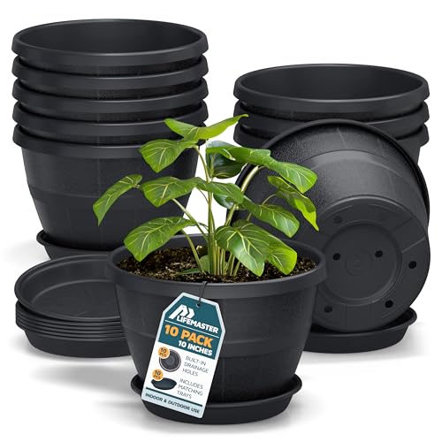Lifemaster 10-Inch Whiskey Barrel (Pack of 10)