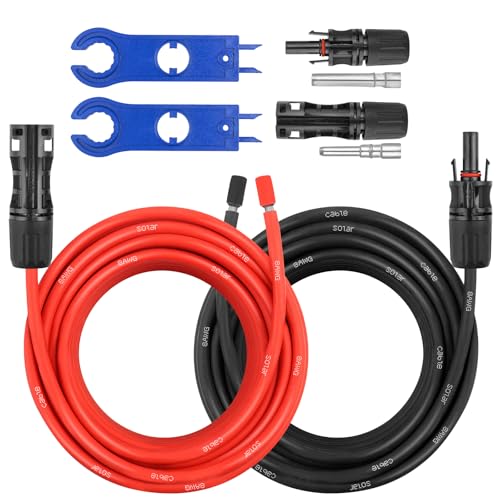 MOOKEERF 8AWG 30FT Solar Wire