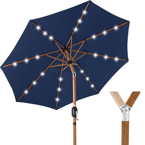 Best Choice 10ft Solar Market Umbrella (Navy)