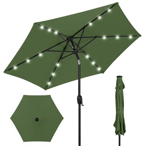 7.5ft Solar Market Table Umbrella (Fern)