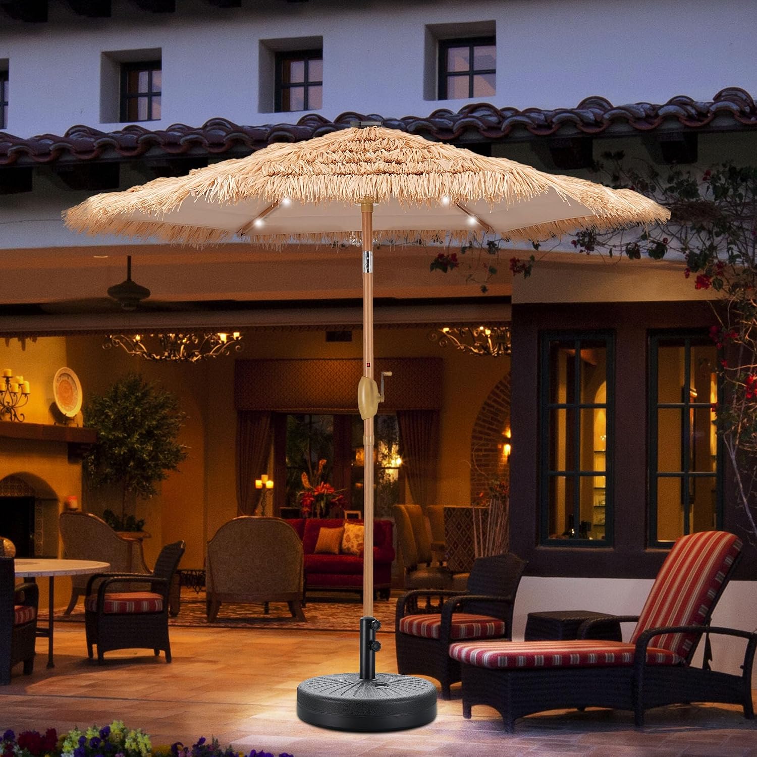 GDY 7.5ft Tiki Patio Umbrella