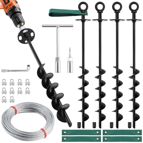 Ciyivak 18'' Ground Anchors Kit