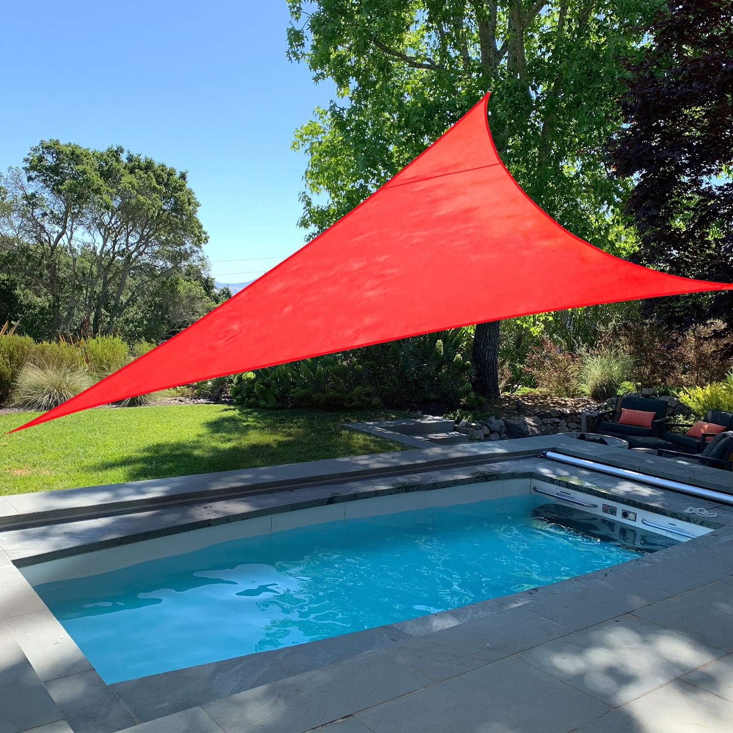Artpuch 7'x13' Scarlet Rectangle