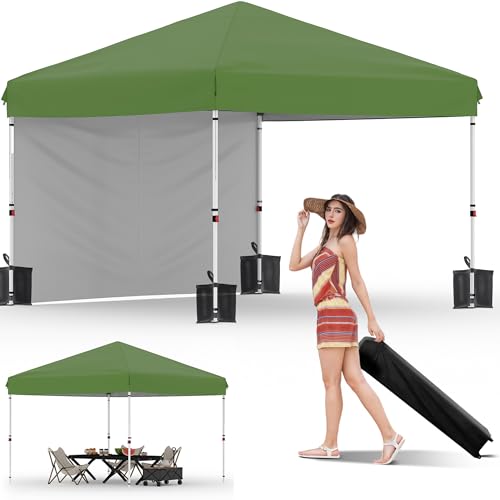 Garvee 10x10 Pop Up Canopy (1 Sidewall)